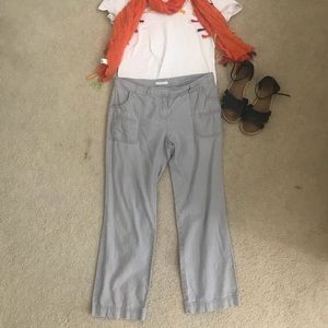 NY and Company linen Capri